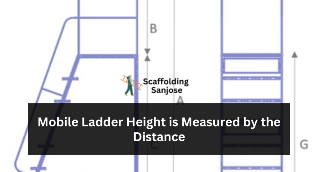 Mobile Ladder Height is Measured by the Distance
